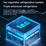 N5 Cell Phone Cooler for Gaming, Magnetic Smart Phone Cooling Fan Mobile Phone Radiator Marhaba International