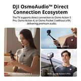 DJI Mic Mini Wireless Microphone | Up to 48 Hours Battery Life | Two-Level Active Noise Cancelling | Up to 400m Transmission - Black Marhaba International