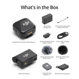 DJI Mic Mini Wireless Microphone | Up to 48 Hours Battery Life | Two-Level Active Noise Cancelling | Up to 400m Transmission - Black