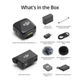 DJI Mic Mini Wireless Microphone | Up to 48 Hours Battery Life | Two-Level Active Noise Cancelling | Up to 400m Transmission - Black Marhaba International