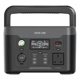 Green Lion PGX600 Power Station with 307.2Wh & 12000mAh LiFePO4 Battery - Black