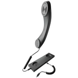 Porodo Classic Retro Phone Handset with Type-C Connector - Black - Marhaba International