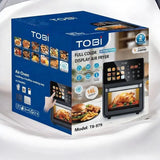 TOBI 16L 2400W Air Fryer With Full Color Touch Display 12 Automatic Marhaba International