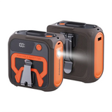 Porodo Lifestyle Multifunction Cooling Waist Fan - Brown/Orange