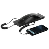Porodo Classic Retro Phone Handset with Type-C Connector - Black - Marhaba International