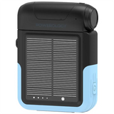 Powerology Sante 10000mAh Solar Power Bank - Black Marhaba International