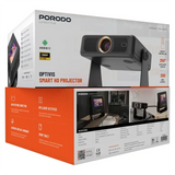 Porodo LifeStyle Optivis Smart HD Projector - Black Marhaba International