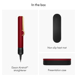 Dyson Airstrait HT01 Hair Straightener, Red Velvet- 596929-01
