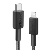 Anker 322 USB-C to Lightning 3ft Braided Cable A81B5H11 - Black Marhaba International