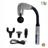 Deep Tissue Massage Gun 6 Speed 4 Heads Massager Marhaba International