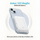 Anker MagGo Power Bank 5000mAh 7.5W with Foldable Stand A1618H11 - Black Marhaba International