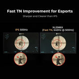 BenQ ZOWIE XL2586X 24.5 inch Esports Gaming Monitor | Fast TN Flat | FHD 1920x1080 | 540Hz Refresh Rate | Adaptive-Sync | DP+HDMI - Grey Marhaba International