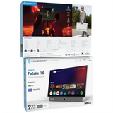 Powerology Portable FHD Smart TV - White Marhaba International