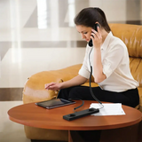 Porodo Classic Retro Phone Handset with Type-C Connector - Black - Marhaba International