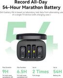 Hollyland LARK A1 Wireless Microphone | Up to 54 Hours Battery Life | 67dB Noise Ratio | USB-C & Lightning - Black