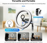 TELESIN mobile video/live shooting magnetic floor stand(P3-FS-01)with Selfie Ring Light(P3-FS-02) Marhaba International