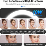 TELESIN mobile video/live shooting magnetic floor stand(P3-FS-01)with Selfie Ring Light(P3-FS-02)