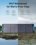 Anker SOLIX PS200 Solar Panel with Adjustable Kickstand, 200W Foldable Portable Solar Charger, IP67 Waterproof, 23% Higher Energy Conversion Efficiency, for Camping, RVs, and Blackouts Marhaba International