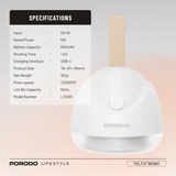 Porodo Lifestyle Fabric Shaver Lint & Bobbles Remover - White