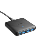 Anker PowerPort Atom III Slim (Four Ports) – Black(A2045K11) Marhaba International