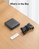 Anker PowerPort Atom III Slim (Four Ports) – Black(A2045K11) Marhaba International