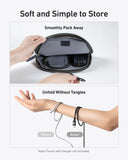 كابل Anker USB-C إلى USB-C (3 أقدام 240 واط، مضفر معاد تدويره A82E2H11)