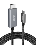 كابل محول فيديو Anker USB-C إلى HDMI بطول 1.8 متر / 6 أقدام من النايلون بدقة 4K وتردد 60 هرتز A8730