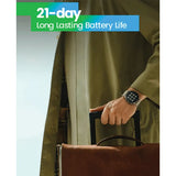 Amazfit GTR 3 46mm – Thunder Black / 21-Day Battery Life / Alexa Built-in / GPS / Fitness Tracker with 150+ Sports Modes / AMOLED Display / Heart Rate Sleep Health Tracker