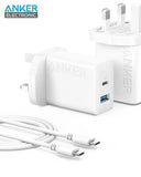 Anker 20W Dual Port High Speed Charger With USB-C Cable - B2348K21 Marhaba International
