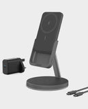 حامل شاحن لاسلكي مغناطيسي من انكر 633 باللون الأبيض (B25A7211)