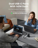 Anker Laptop Charger (140W, 4-Port, PD 3.1) with USB-C Cable Marhaba International