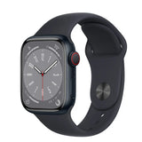 Apple Watch Series 8 GPS + Cellular Midnight Aluminum Case with Midnight Sport Band, 41mm, MNHV3 Marhaba International