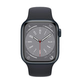 Apple Watch Series 8 GPS + Cellular Midnight Aluminum Case with Midnight Sport Band, 41mm, MNHV3 Marhaba International
