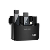 Green Lion 2 in 1 Digital Display Microphone ( Lightning Connector ) - Black Marhaba International