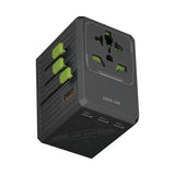 Green Lion GaN Adapter 35W 6 in 1 | 2 in 2 Cable - Black Marhaba International