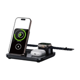 Green Lion 3 in1 Multifunctional Wireless Charger - Black Marhaba International