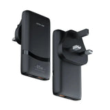 Green Lion 65W Gan Adapter Type-C Ports | UK Plug - Black Marhaba International