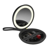 Green Lion Mini Makeup Pouch - Black