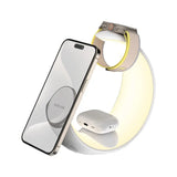 Green Lion Moon Charge 4 in 1 Wireless Charger - White Marhaba International