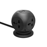 Green Lion MultiPort Desk Universal Socket - Black Marhaba International