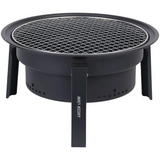 Green Lion Grill Sphere Foldable BBQ Grill - Black