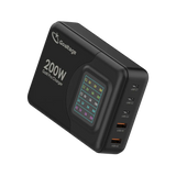 Goaltage CH07 Super-Fast Pro 200W GaN Wall Charger with LCD Digital Display, Safety Protection and Multi-Port Functionality Marhaba International