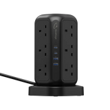 Goaltage EXT01 PowerStrip Tower 3250W GaN Extension with Safety Protection and Wireless Fast-Charge Functionality Marhaba International