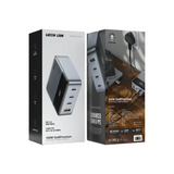 Green Lion 100W GaN Premium UK Plug Adapter - Gray Marhaba International