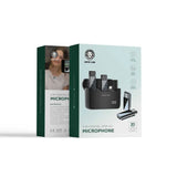 Green Lion 2 in 1 Digital Display Microphone ( Lightning Connector ) - Black Marhaba International