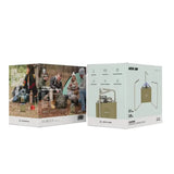 Green Lion 3-Burner Foldable Camping Stove - Khaki Marhaba International