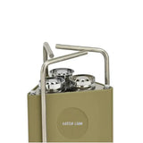 Green Lion 3-Burner Foldable Camping Stove - Khaki Marhaba International