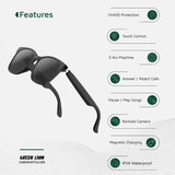 Green Lion Barcelona Smart Glasses - Black Marhaba International