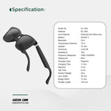 Green Lion Barcelona Smart Glasses - Black Marhaba International