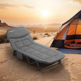 Green Lion Foldable Camping Bed - Gray Marhaba International